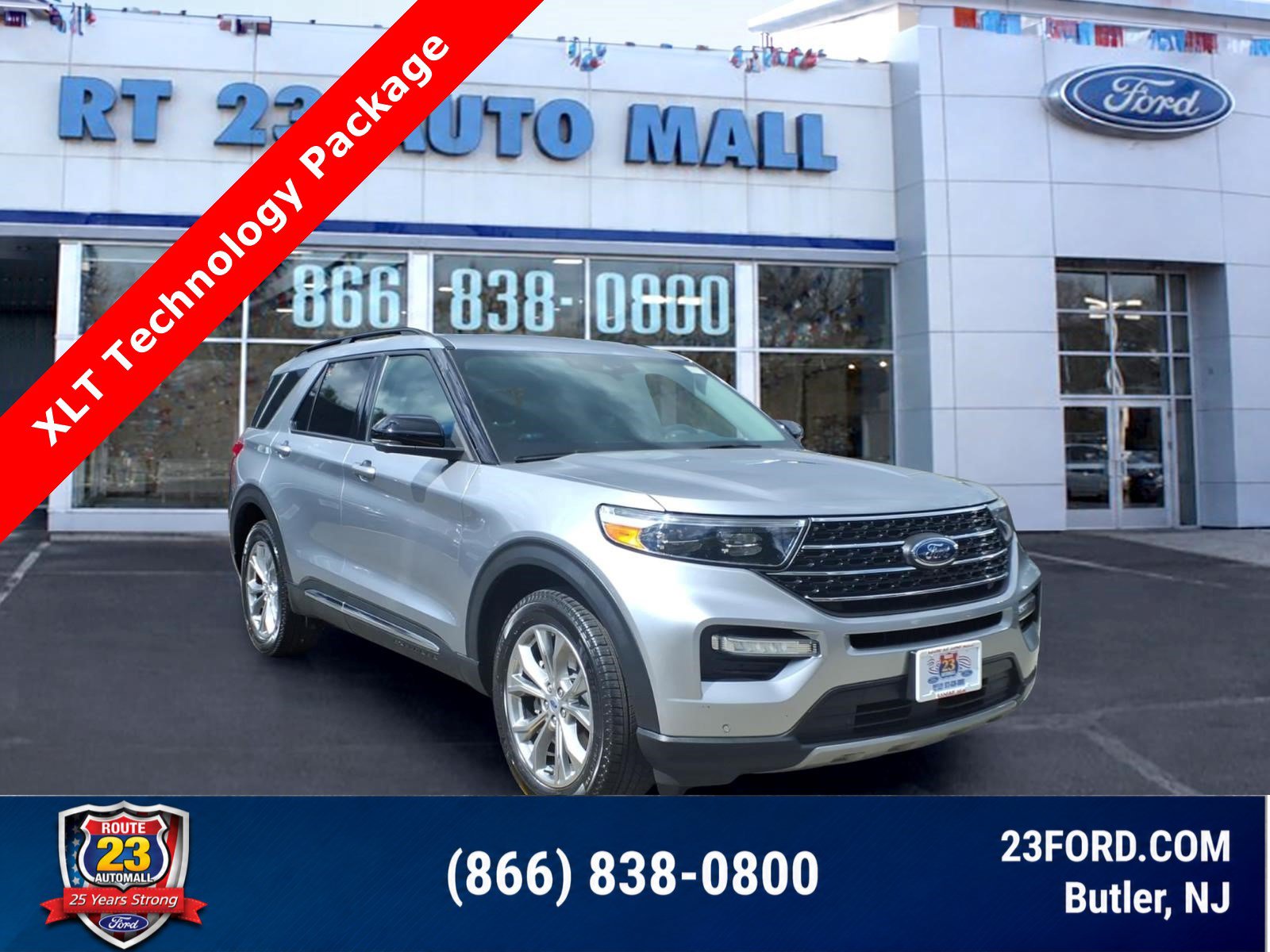 Certified 2023 Ford Explorer XLT w/ Equipment Group 202A