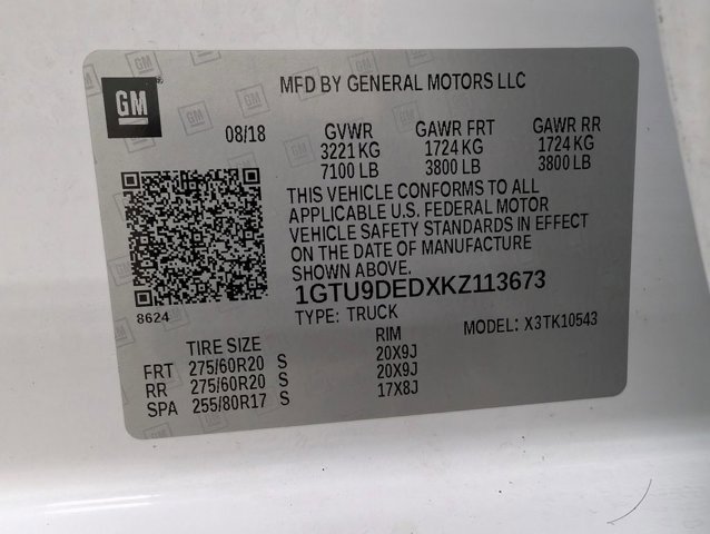 Used 2019 GMC Sierra 1500 SLT w/ SLT Premium Plus Package image 9