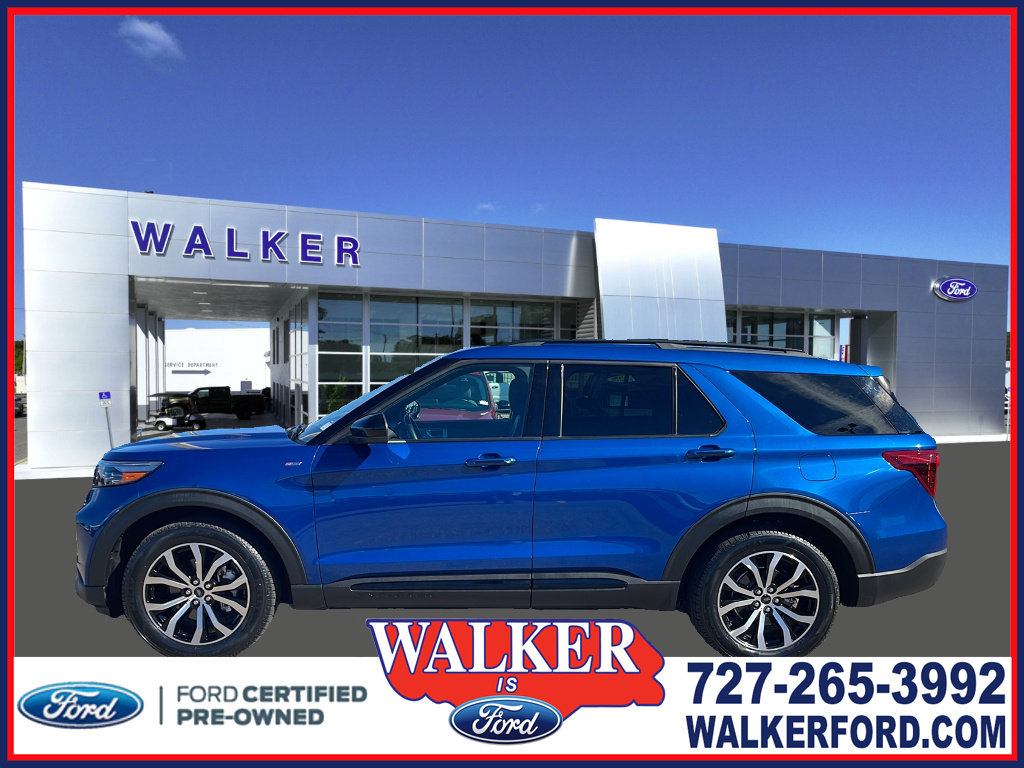 Certified 2022 Ford Explorer ST-Line w/ Class IV Trailer Tow Package