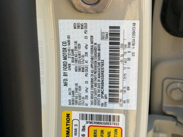 Certified 2025 Ford Bronco Sport Big Bend w/ Convenience Package AWD/4WD image 30