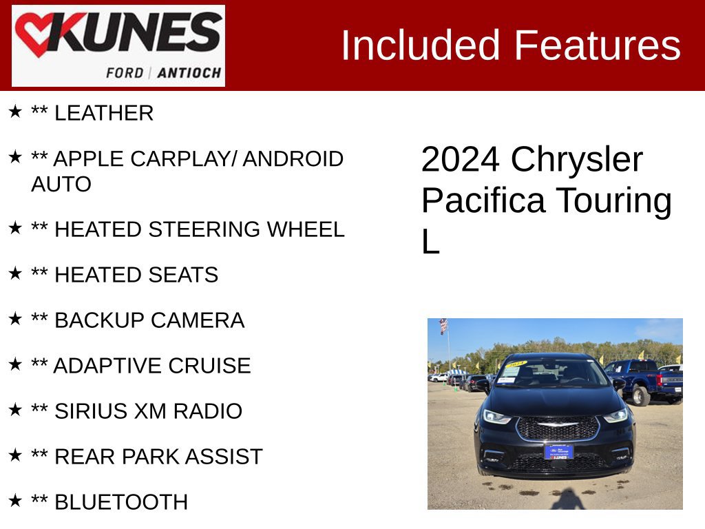 Used 2024 Chrysler Pacifica Touring-L FWD image 3