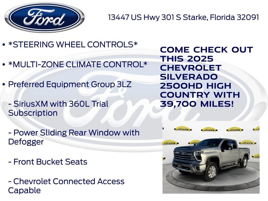 Used 2025 Chevrolet Silverado 2500 High Country w/ High Country Premium Package image 15