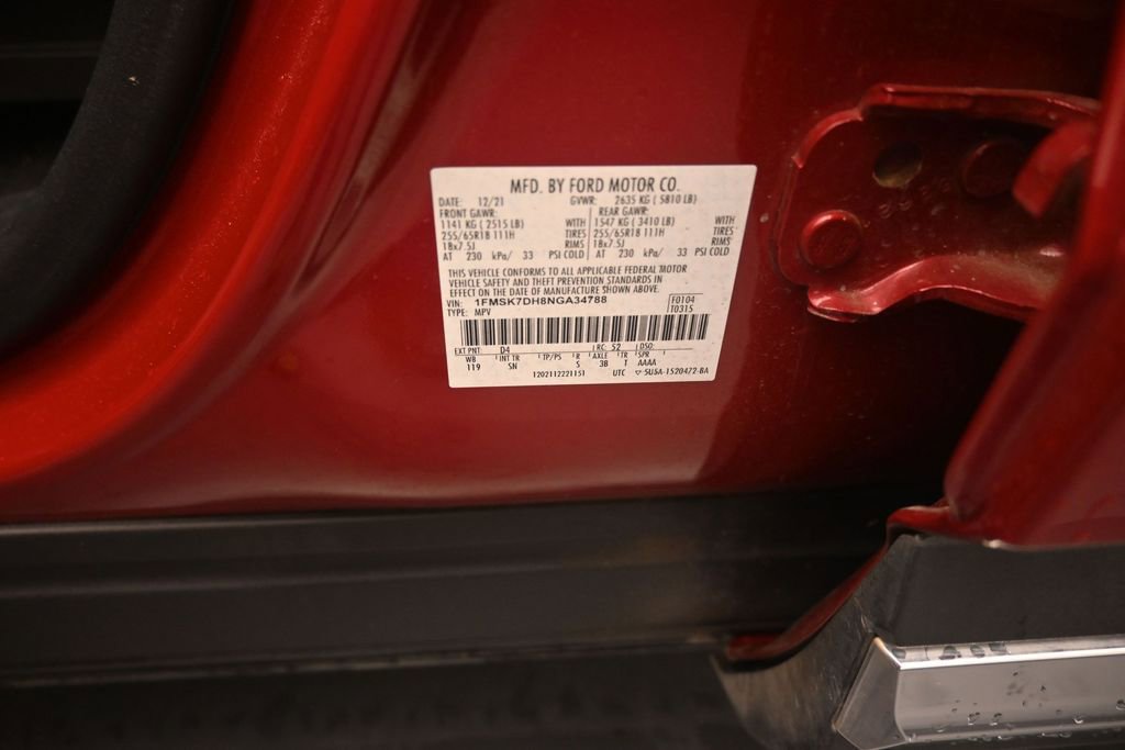 Certified 2022 Ford Explorer XLT w/ Equipment Group 202A RWD image 20