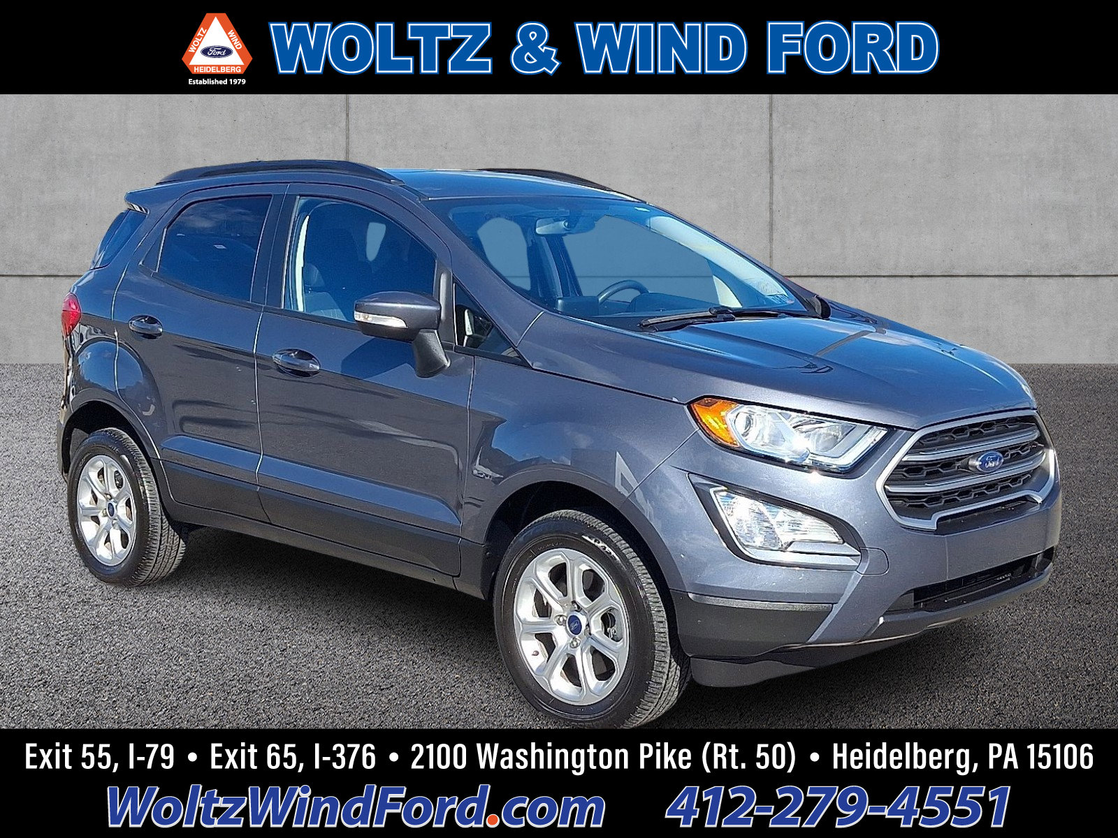Certified 2022 Ford EcoSport SE w/ SE Convenience Package