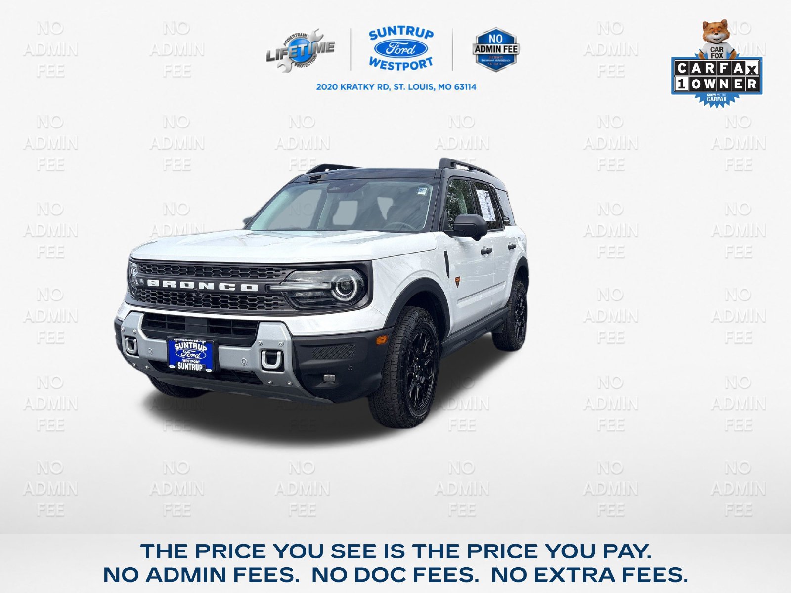 Certified 2026 Ford Bronco Sport Badlands AWD/4WD 360° Tour