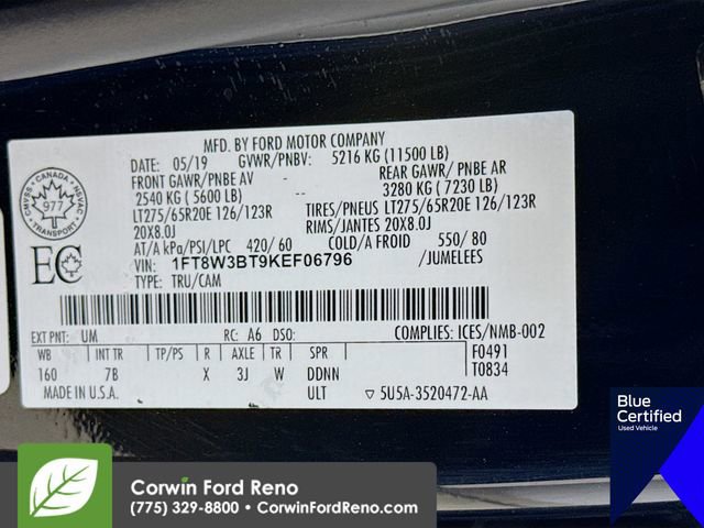 Certified 2019 Ford F350 Platinum w/ Platinum Ultimate Package image 36