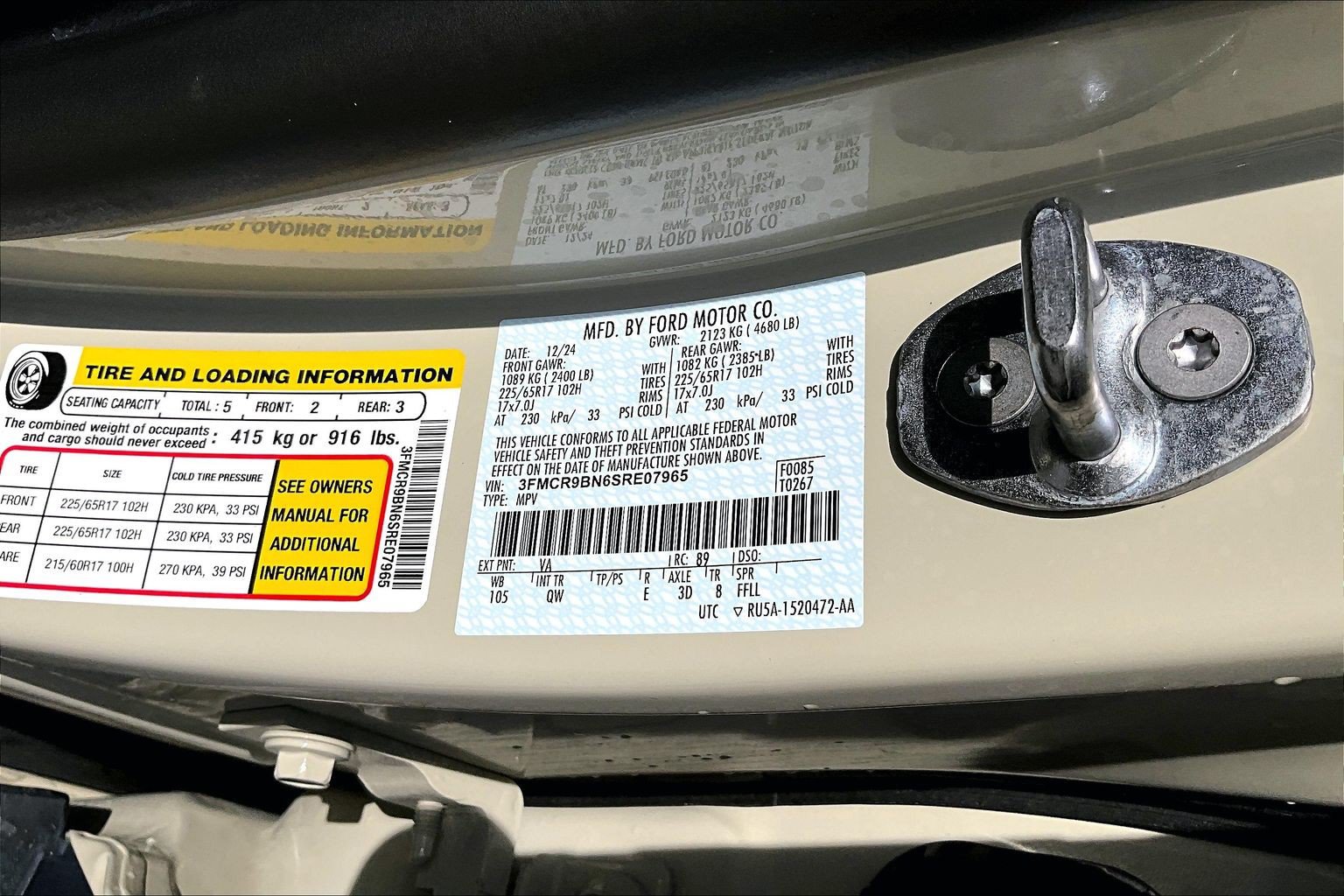 Certified 2025 Ford Bronco Sport Big Bend AWD/4WD image 35
