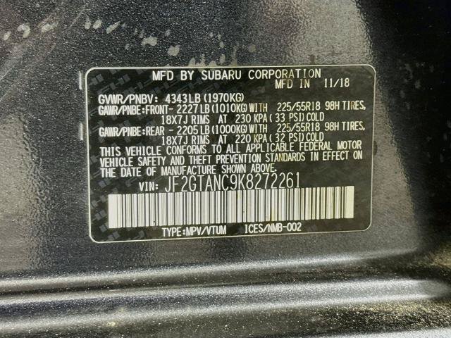 Used 2019 Subaru Crosstrek 2.0i Limited w/ Moonroof Package w/Navigation AWD/4WD image 33