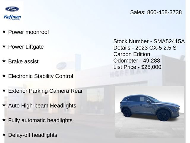 Used 2023 MAZDA CX-5 Carbon Edition AWD/4WD image 25