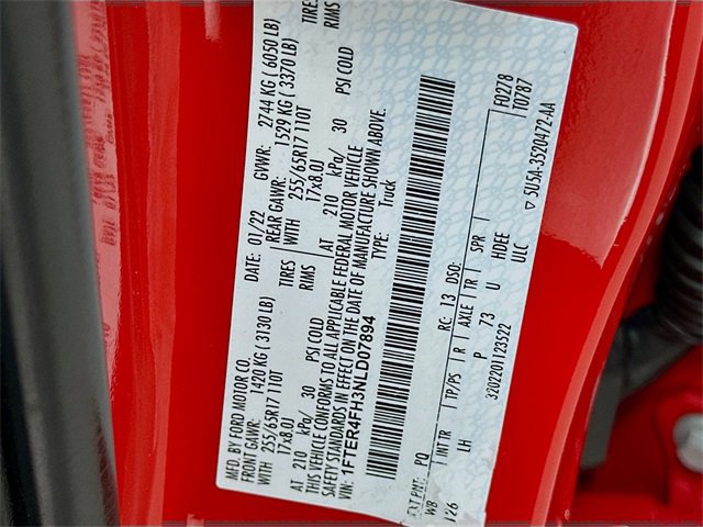 Certified 2022 Ford Ranger XLT w/ Equipment Group 302A High image 29