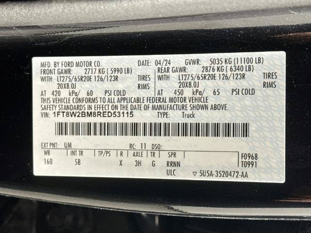 Certified 2024 Ford F250 Lariat w/ Sport Appearance Package AWD/4WD image 35