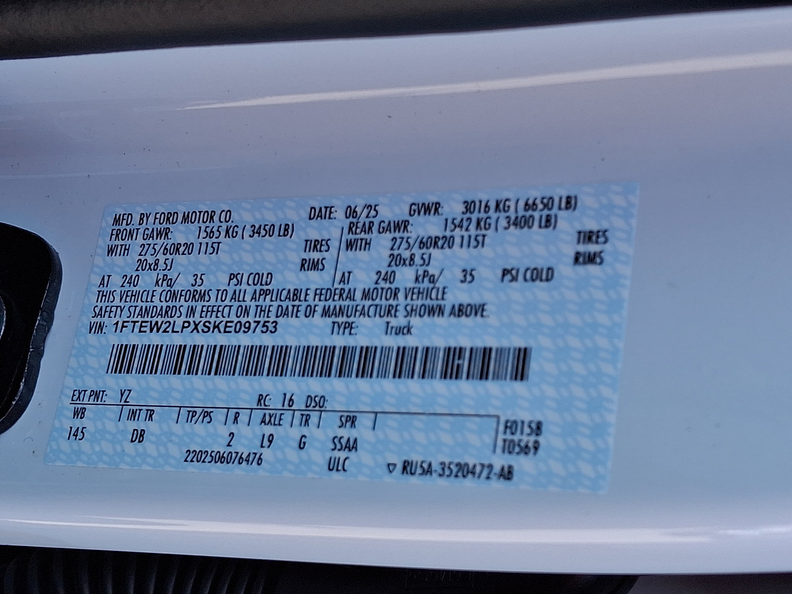 Certified 2025 Ford F150 STX w/ Equipment Group 200A AWD/4WD image 28