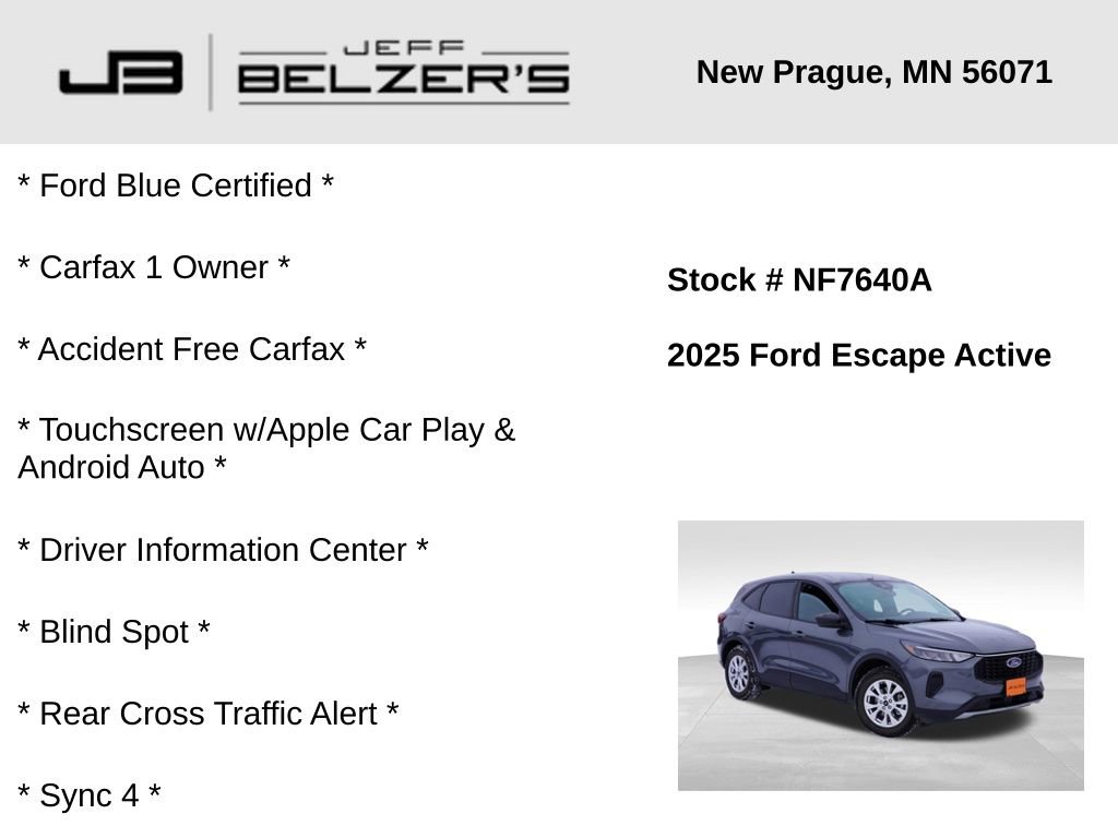 Certified 2025 Ford Escape Active image 2