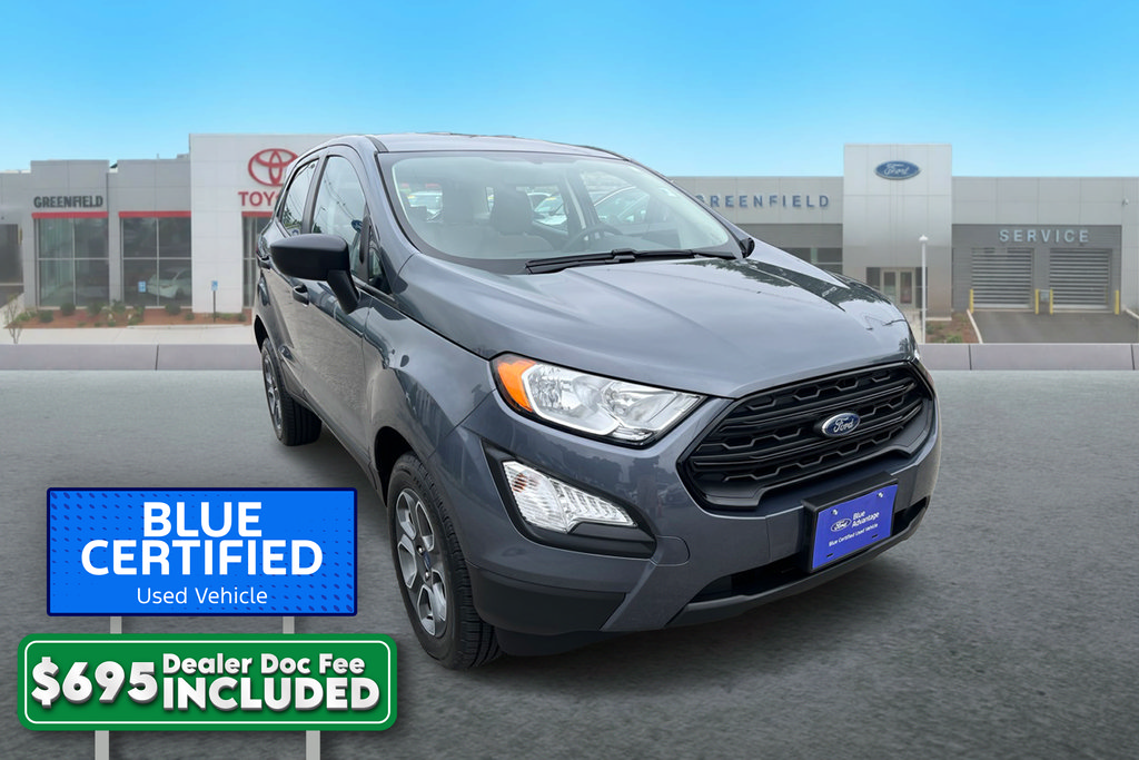 Certified 2022 Ford EcoSport S AWD/4WD image 1