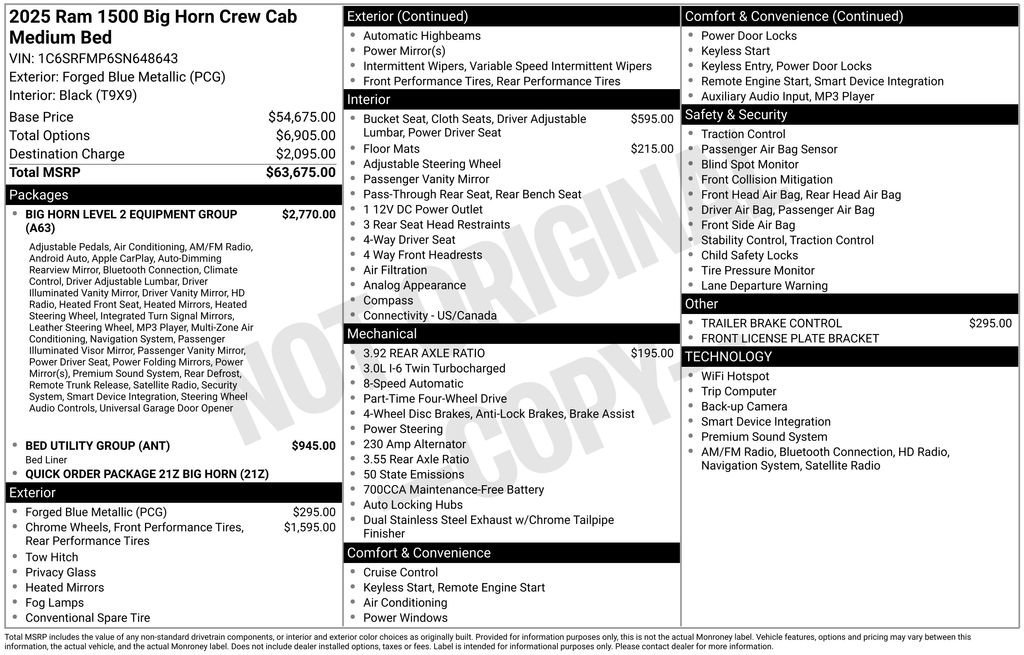 Used 2025 RAM 1500 Big Horn image 11