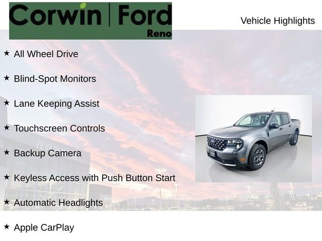 Certified 2025 Ford Maverick XLT w/ Equipment Group 302A AWD/4WD image 6