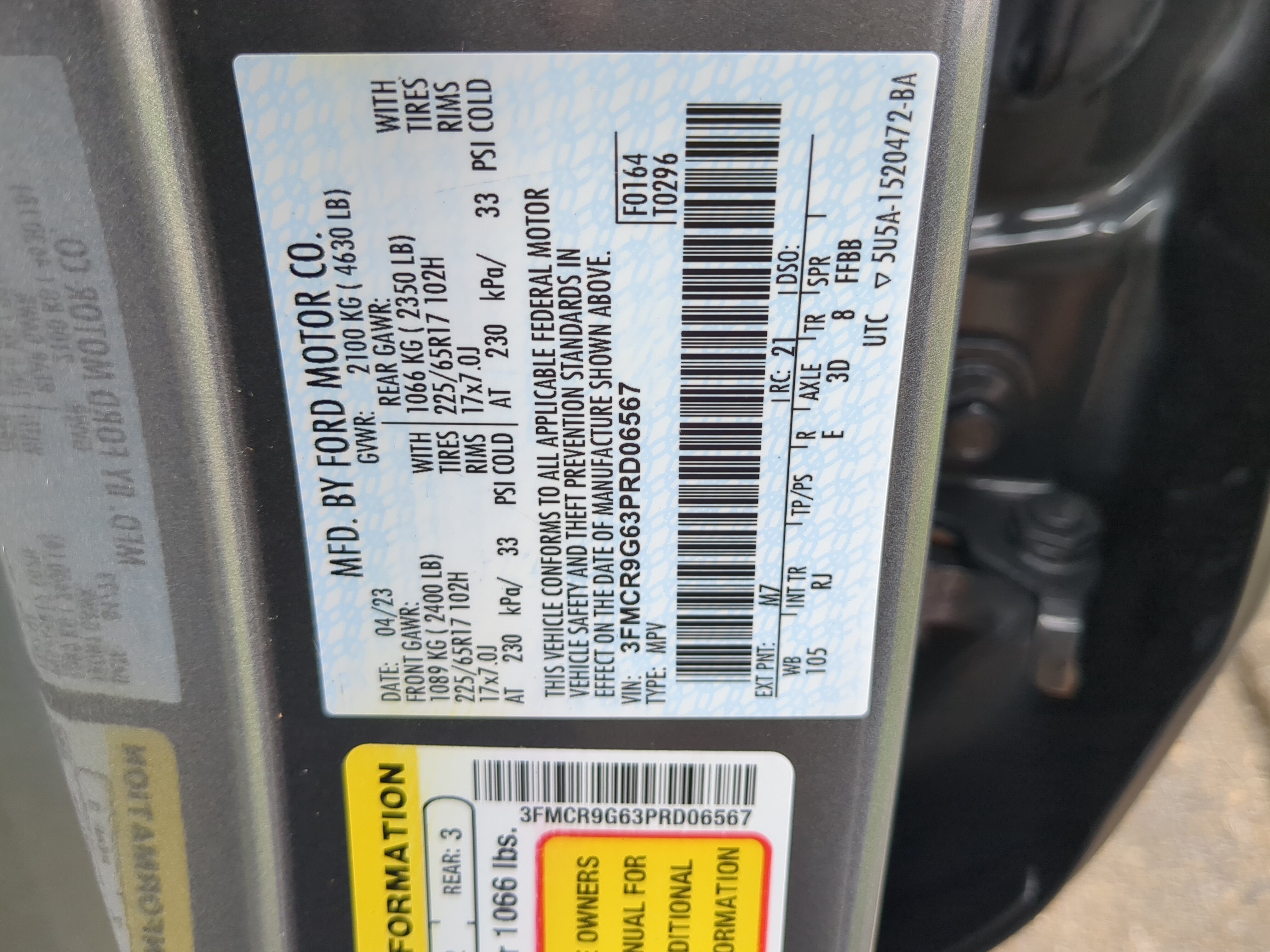 Certified 2023 Ford Bronco Sport Heritage AWD/4WD image 26