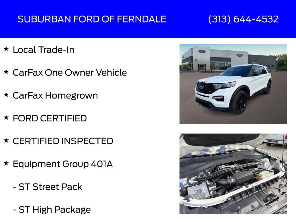 Certified 2024 Ford Explorer ST w/ Equipment Group 401A AWD/4WD image 4