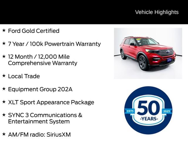 Certified 2024 Ford Explorer XLT w/ Equipment Group 202A AWD/4WD image 6
