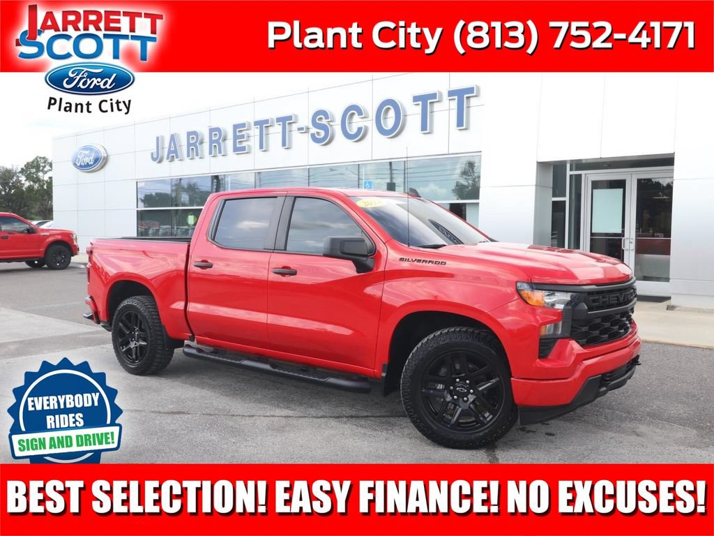 Used 2024 Chevrolet Silverado 1500 Custom w/ Turbomax Blackout Package