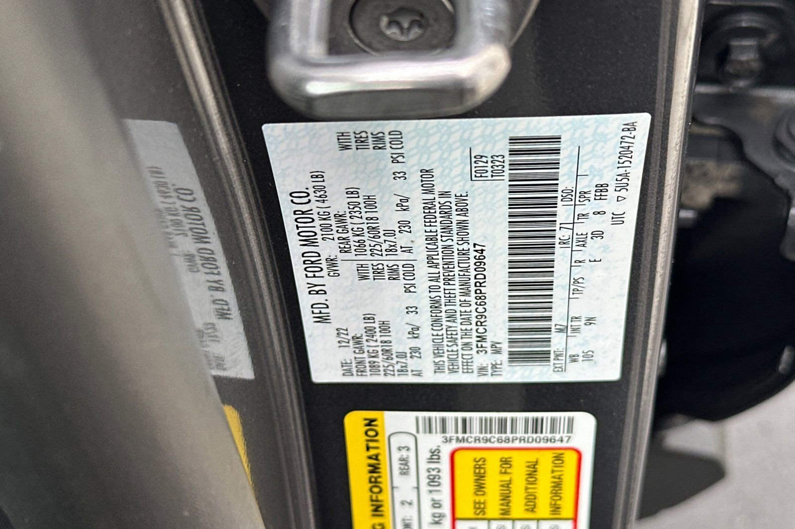 Certified 2023 Ford Bronco Sport Outer Banks AWD/4WD image 28