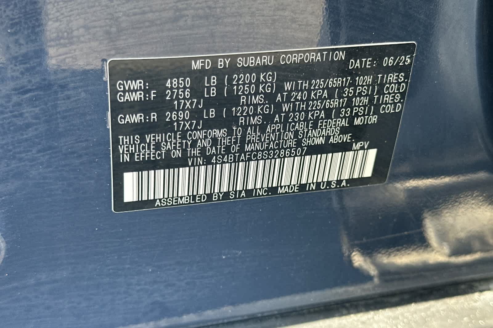 Used 2025 Subaru Outback Premium AWD/4WD image 30