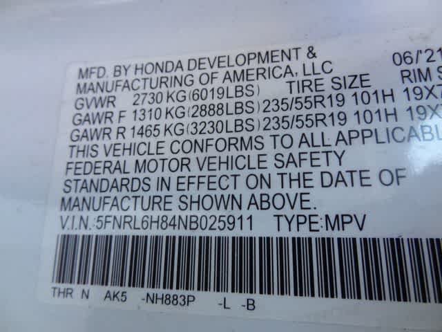 Used 2022 Honda Odyssey Touring image 44