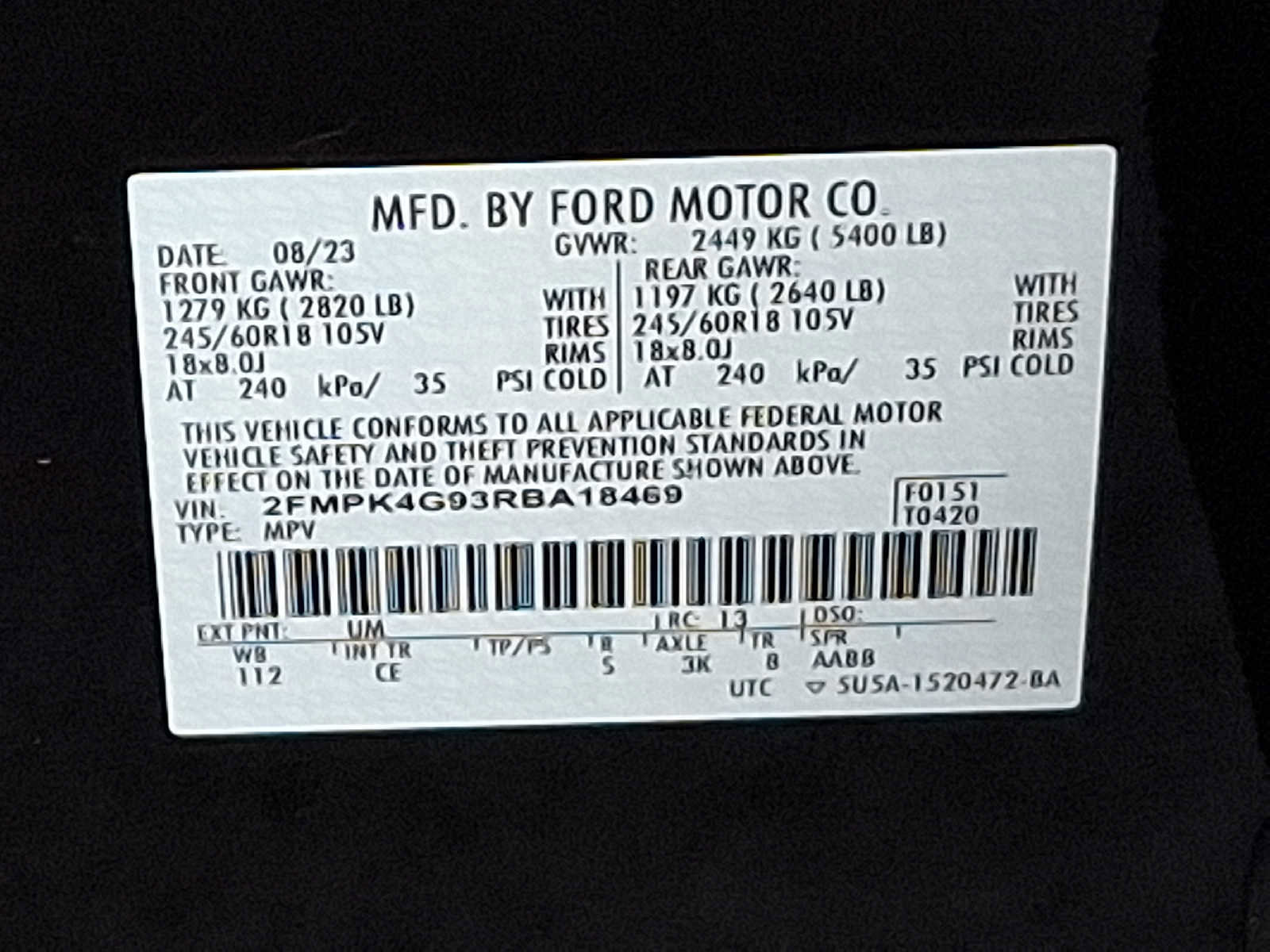 Certified 2024 Ford Edge SE image 27