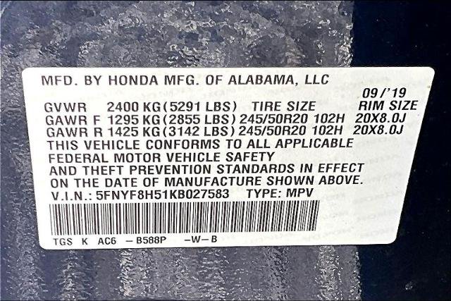 Used 2019 Honda Passport EX-L image 35
