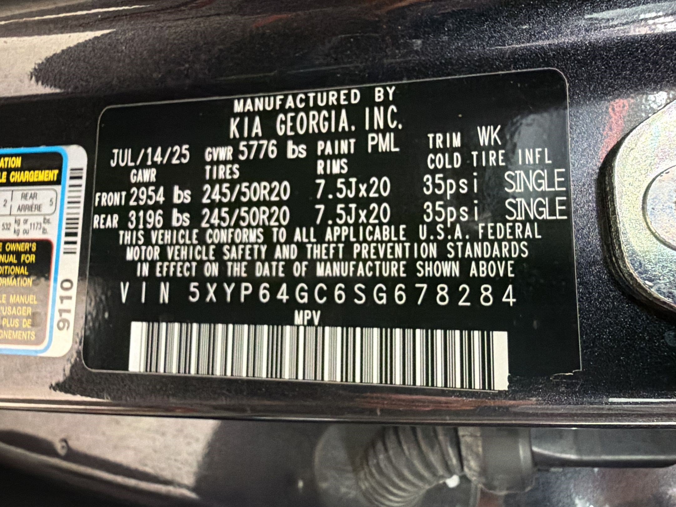 Used 2025 Kia Telluride S FWD image 26