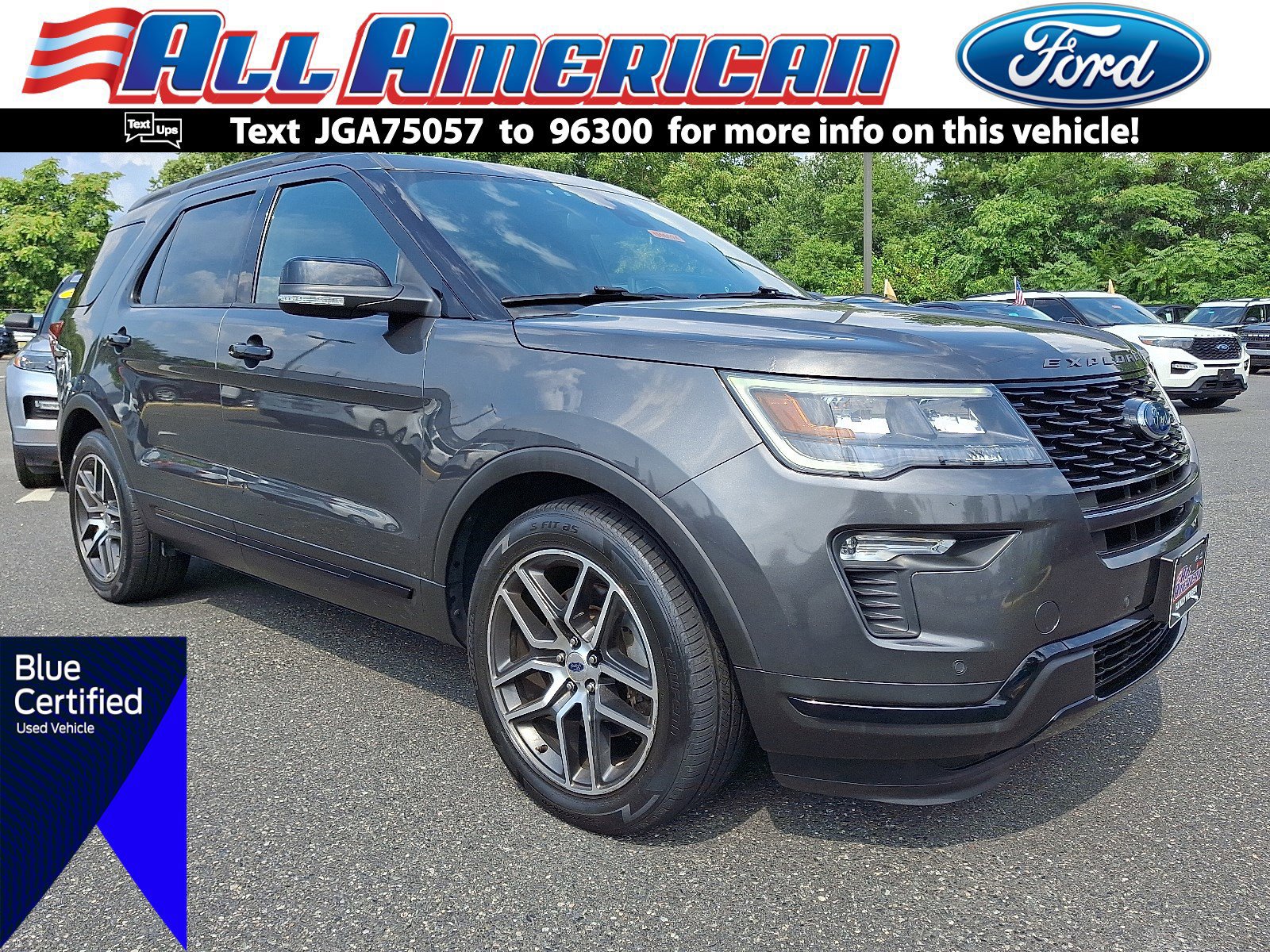 Certified 2018 Ford Explorer Sport w/ Equipment Group 401A