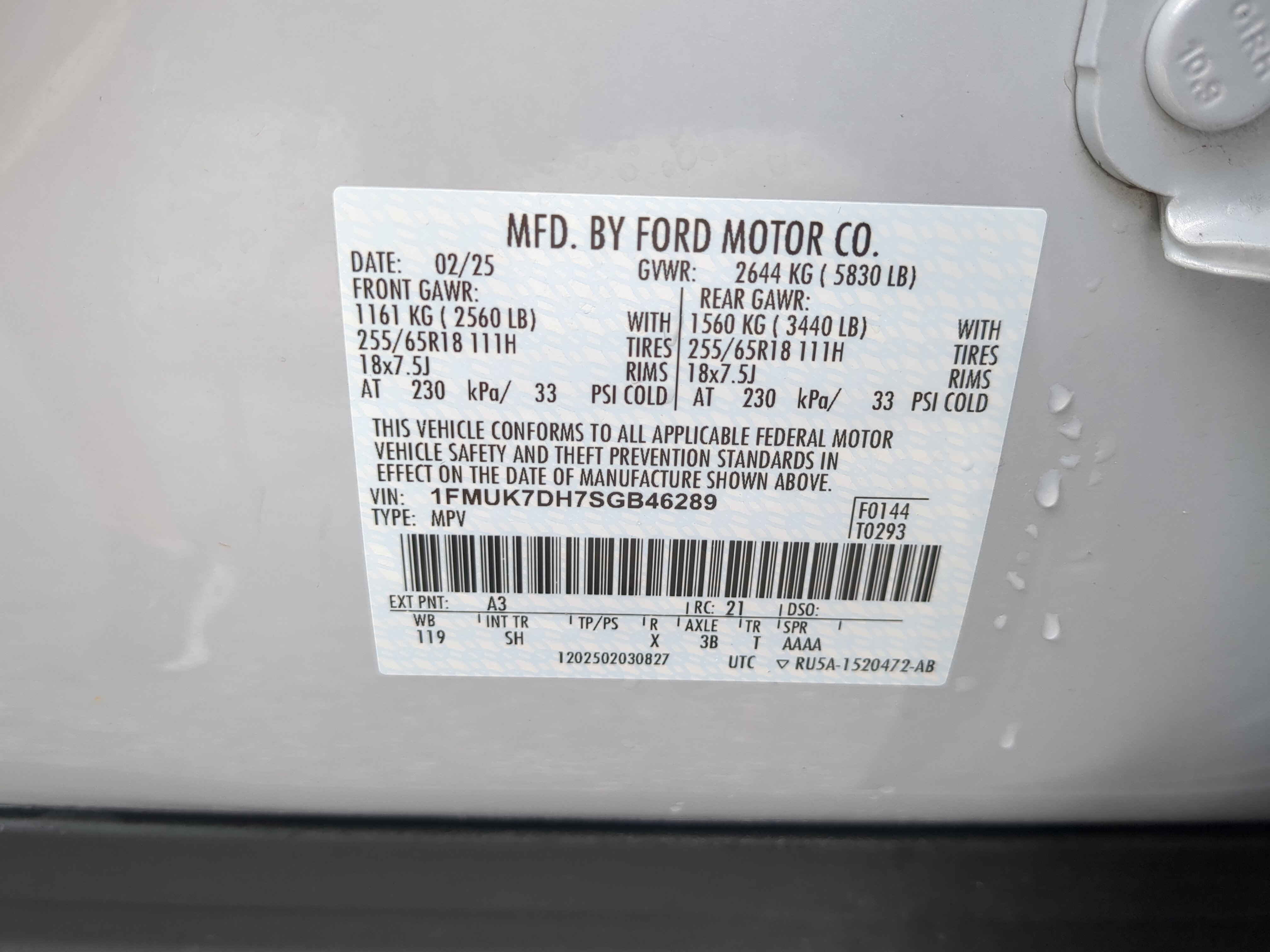 Certified 2025 Ford Explorer Active w/ Active Comfort Package RWD image 28
