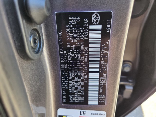 Used 2020 Toyota Camry XSE w/ Driver Assist Package FWD image 21