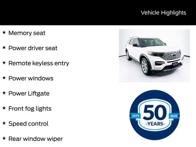 Certified 2020 Ford Explorer Platinum w/ Premium Technology Package image 9