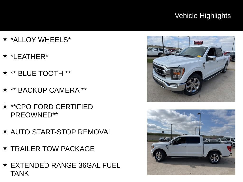 Certified 2023 Ford F150 XLT w/ Equipment Group 302A High image 4