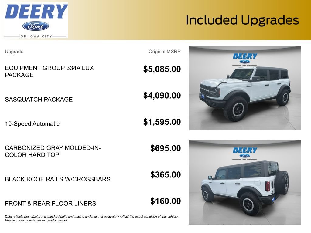 Certified 2022 Ford Bronco Badlands AWD/4WD image 11