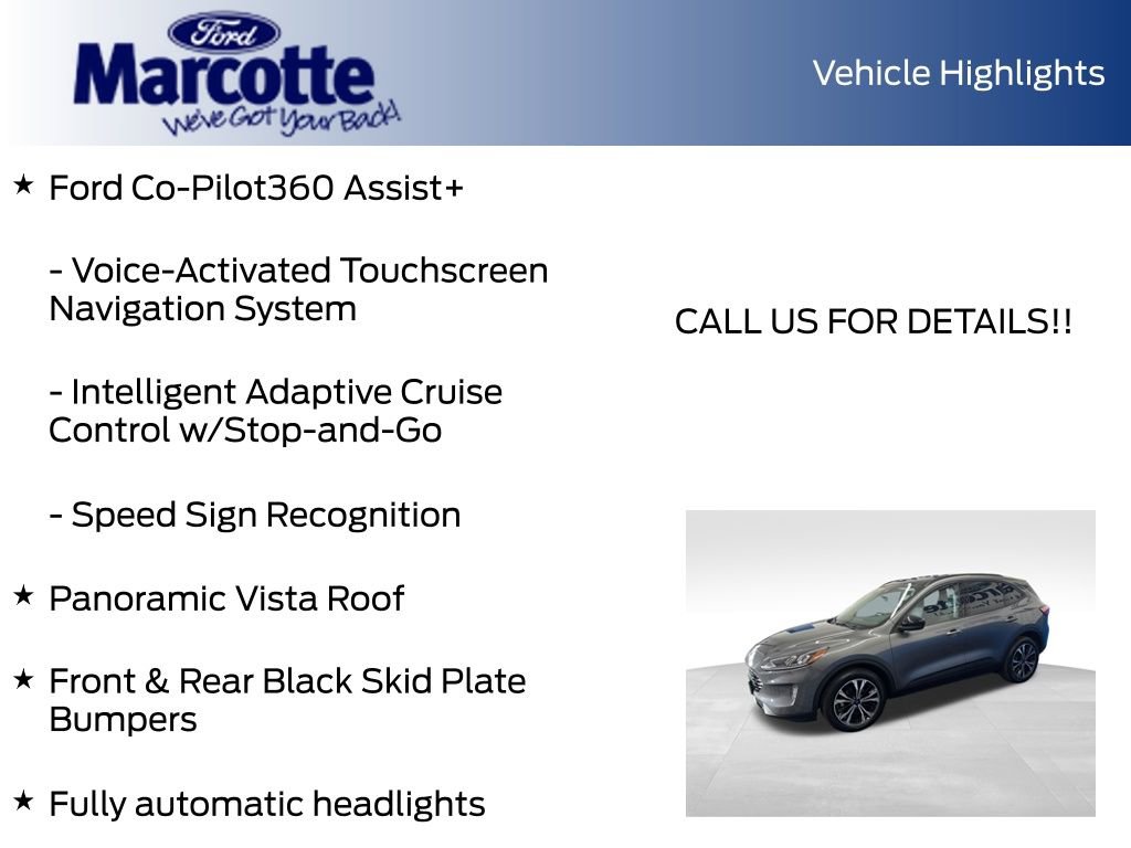 Certified 2022 Ford Escape SEL w/ SEL Stealth AWD Package image 22