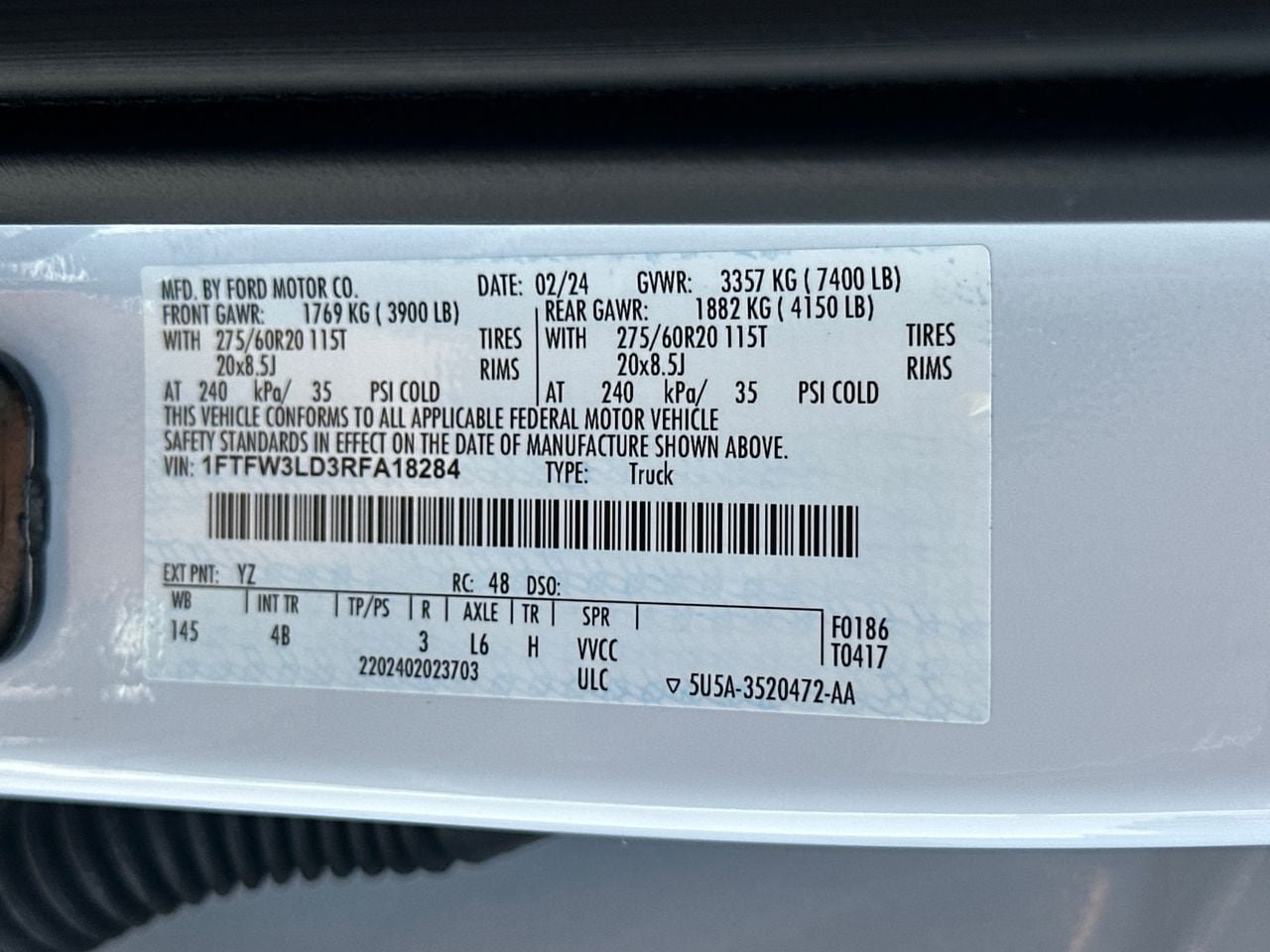 Certified 2024 Ford F150 XLT w/ Equipment Group 303A High AWD/4WD image 34