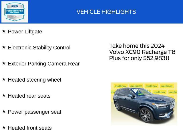 Used 2024 Volvo XC90 T8 Plus w/ Protection Package Premier AWD/4WD image 18
