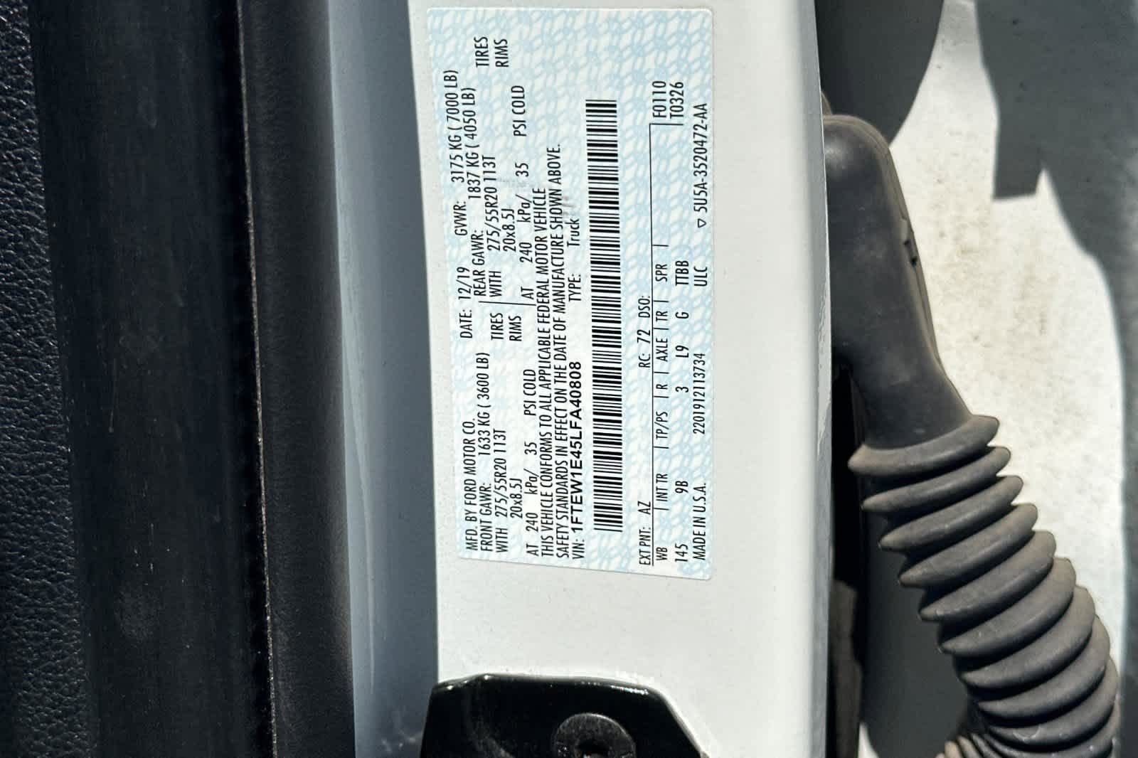 Certified 2020 Ford F150 Platinum w/ Equipment Group 701A Luxury AWD/4WD image 29