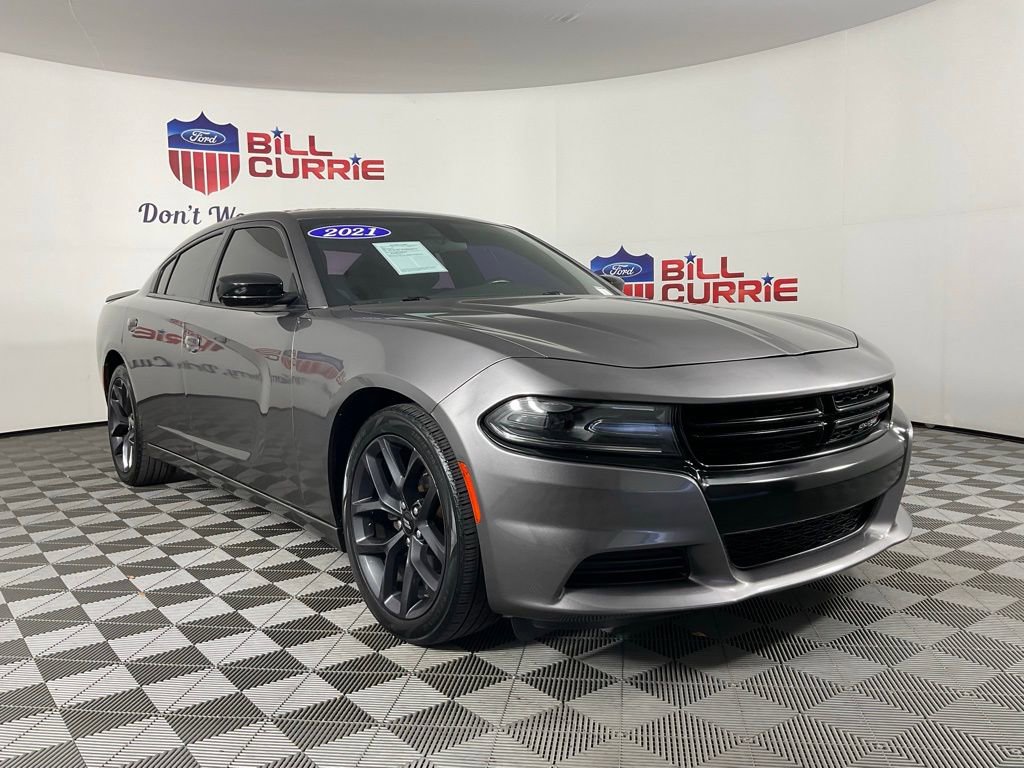 Used 2021 Dodge Charger SXT w/ Blacktop Package RWD image 1