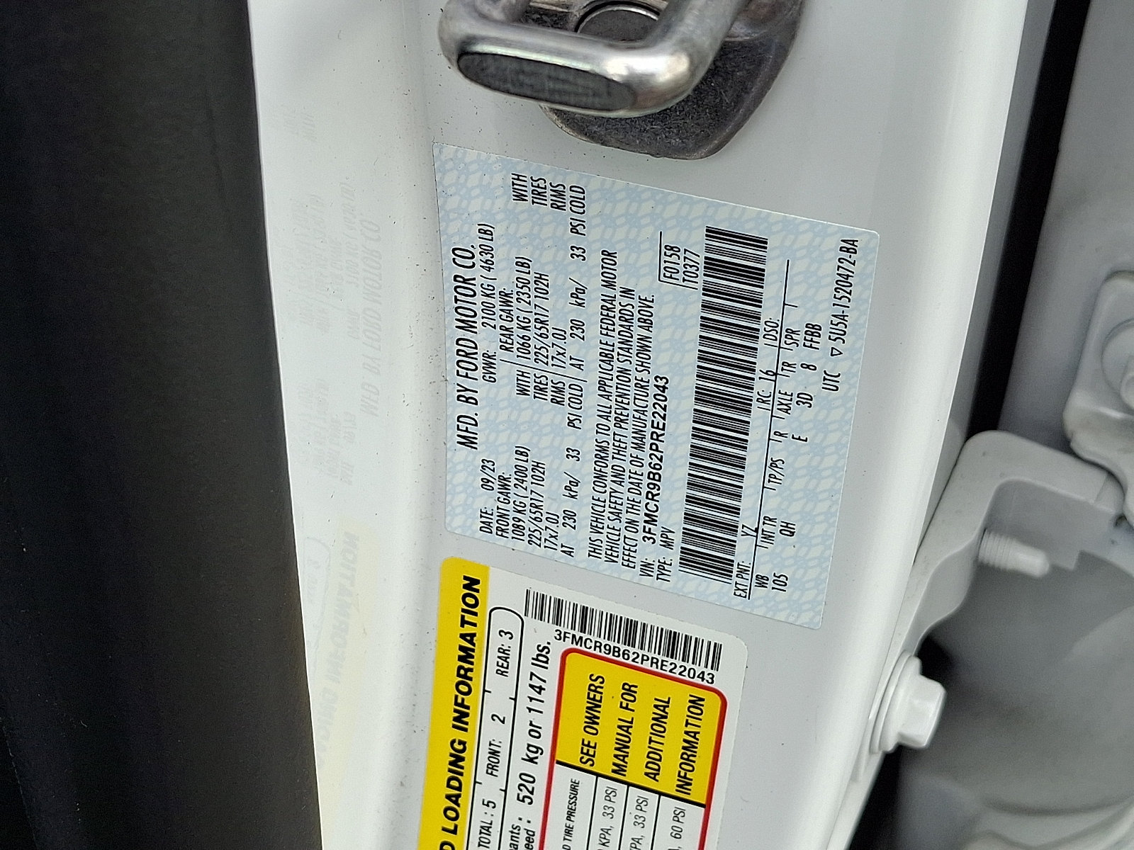 Certified 2023 Ford Bronco Sport Big Bend AWD/4WD image 27