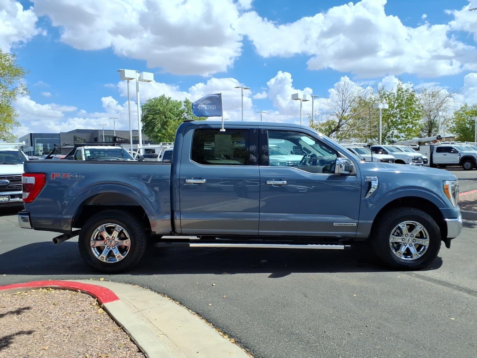 Certified 2023 Ford F150 Lariat w/ FX4 Off-Road Package AWD/4WD image 3