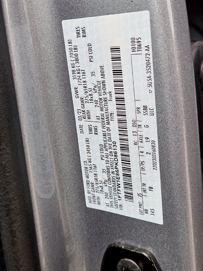 Certified 2023 Ford F150 XLT w/ Equipment Group 302A High AWD/4WD image 36
