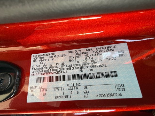 Certified 2023 Ford F150 XLT w/ Equipment Group 302A High image 37