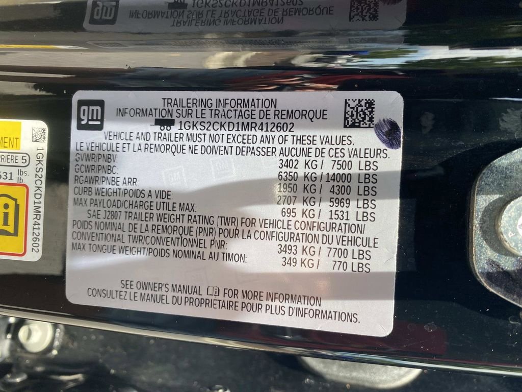 Used 2021 GMC Yukon AT4 w/ Rear Media and Nav Package AWD/4WD image 23