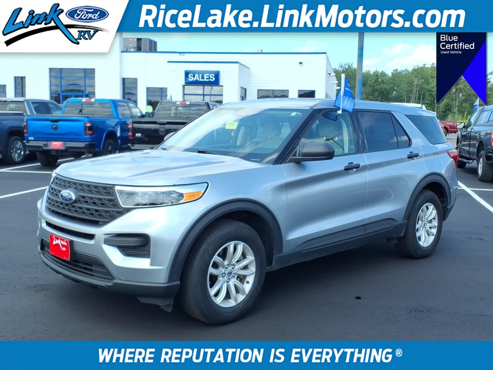 Certified 2021 Ford Explorer 4WD w/ Class III Trailer Tow Package image 1