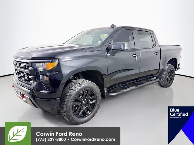 Used 2024 Chevrolet Silverado 1500 Custom w/ Turbomax Blackout Package AWD/4WD image 3