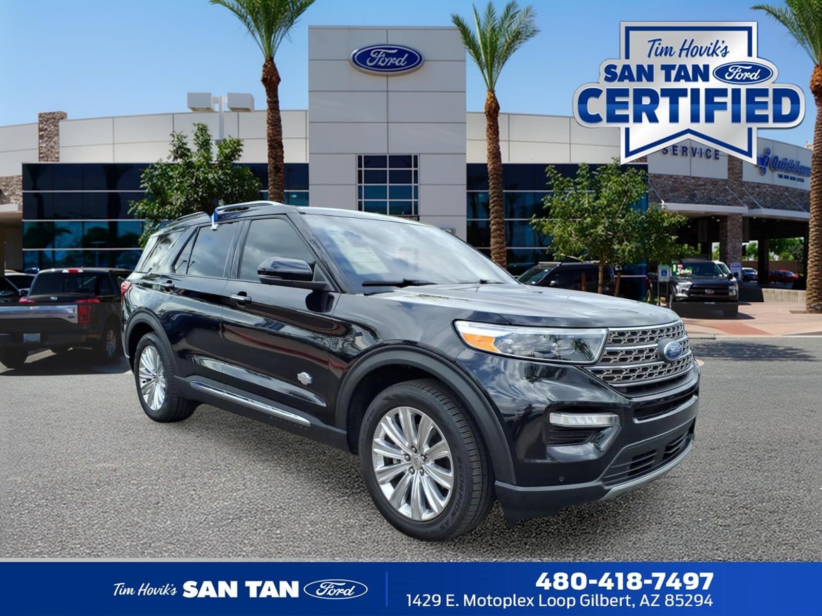 Certified 2022 Ford Explorer King Ranch w/ Class IV Trailer Tow Package