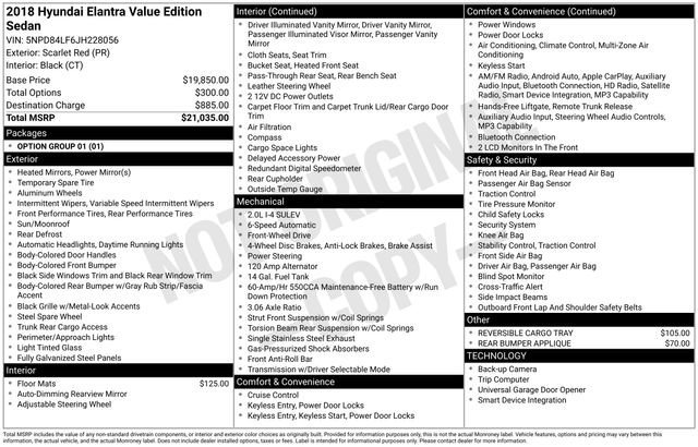 Used 2018 Hyundai Elantra Value Edition image 10